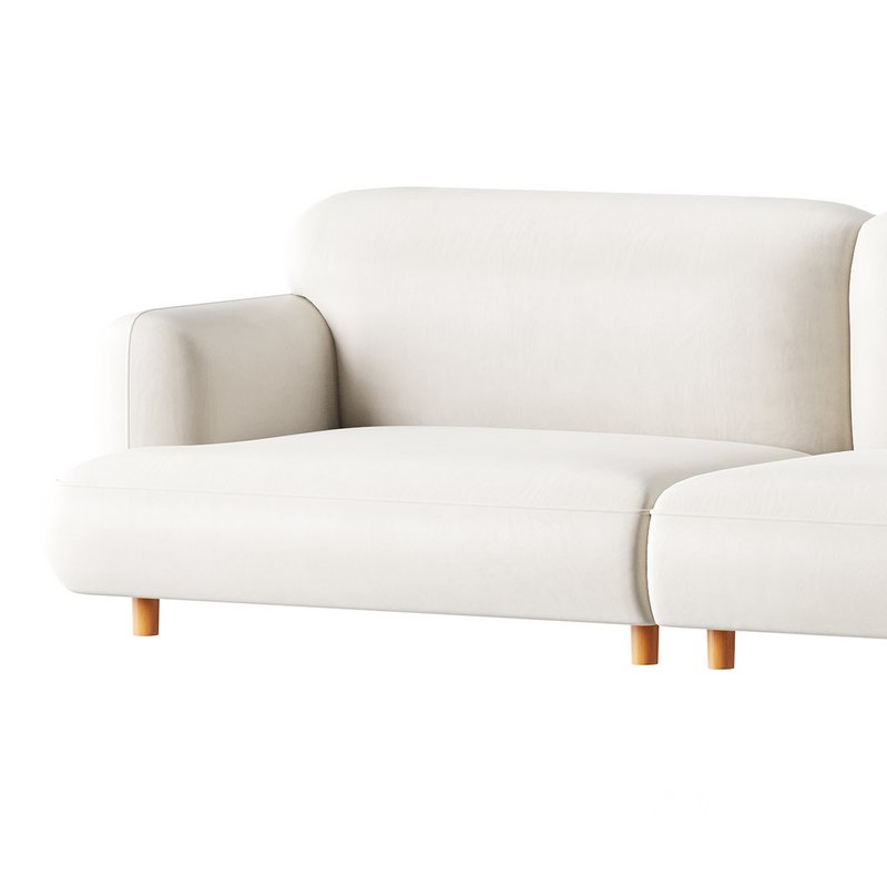 Modern Faux Leather Sofa-2 Image 5