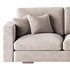Modern Square Arm Fabric Sofa - Thumbnail 6