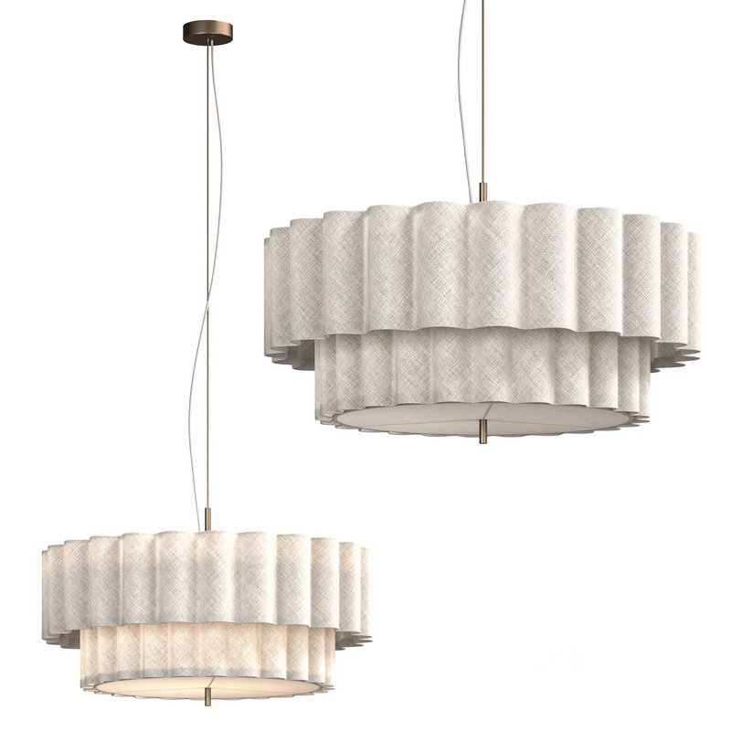 Folia Fabric Pendant Light Image 6