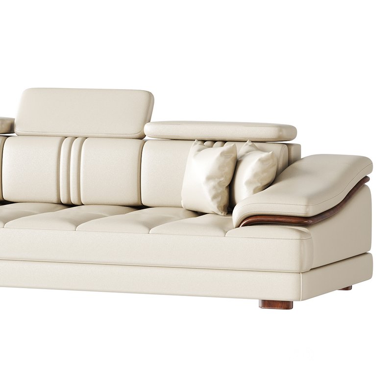 Modern Genuine Leather Sofa Image 6