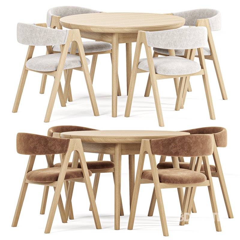 Stockholm round table, Dublin chair, by deephouse Image 3