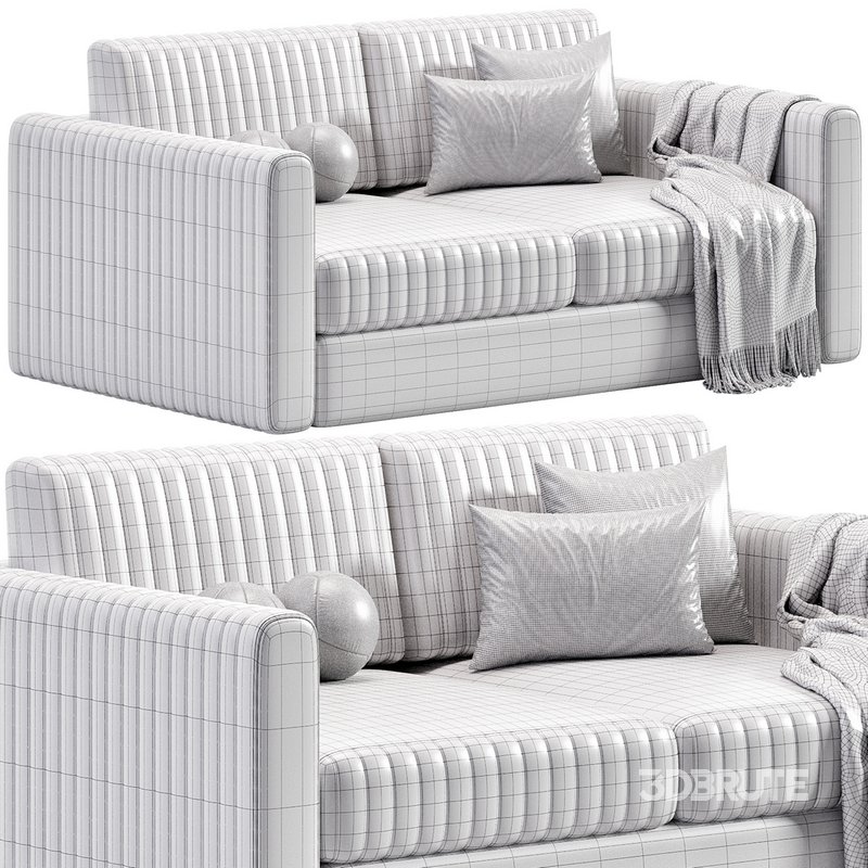 Layson sofa Velvet Beige Image 5