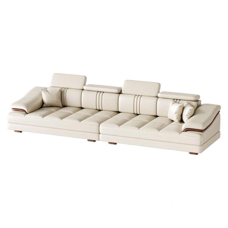 Modern Genuine Leather Sofa Image 7
