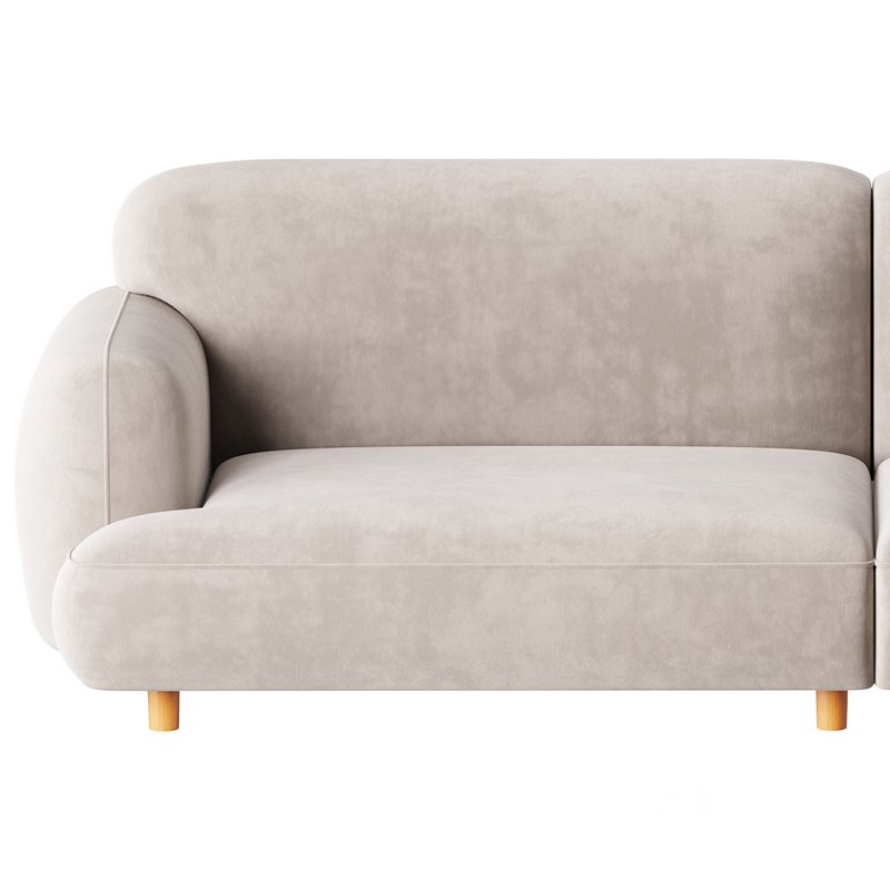 Modern Faux Leather Sofa-2 Image 7