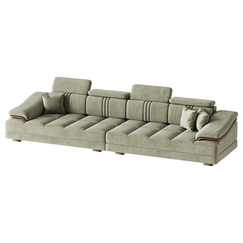 Modern Genuine Leather Sofa Image 8
