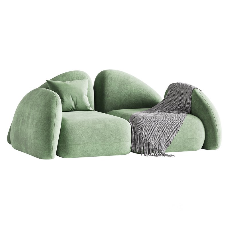 Modern Black Leather Armrest Standard Sofa Image 8