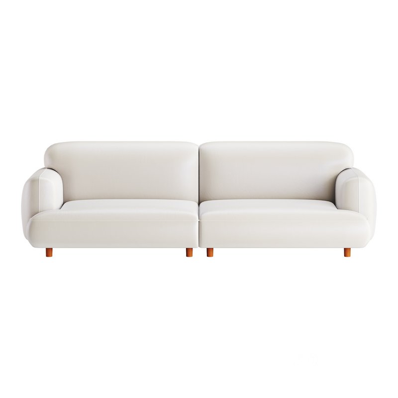 Modern Faux Leather Sofa-2 Image 8