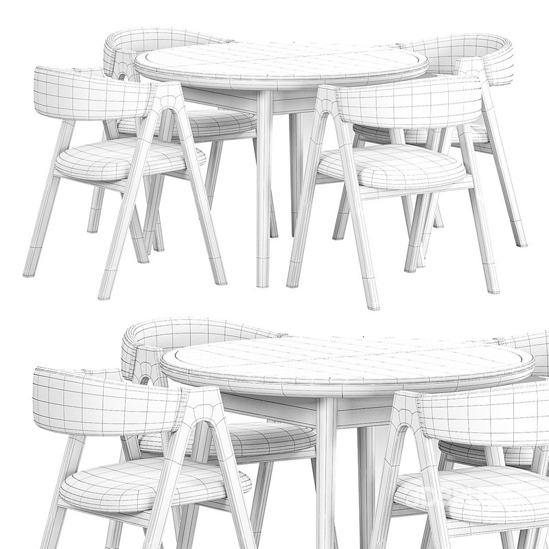 Stockholm round table, Dublin chair, by deephouse Image 4