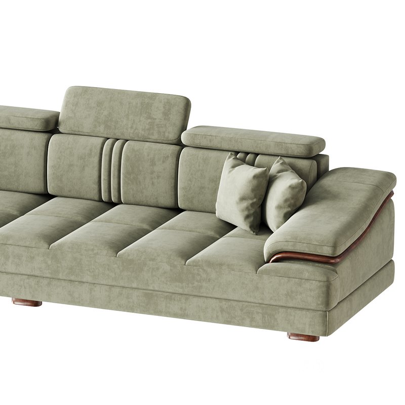 Modern Genuine Leather Sofa Image 9