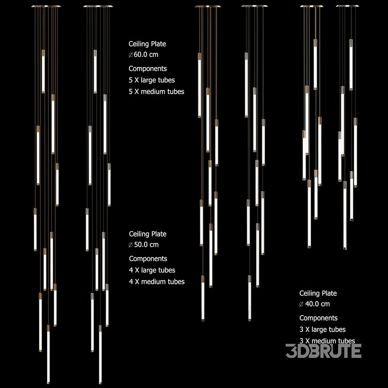 LED glass pendant lamp Small Image 1