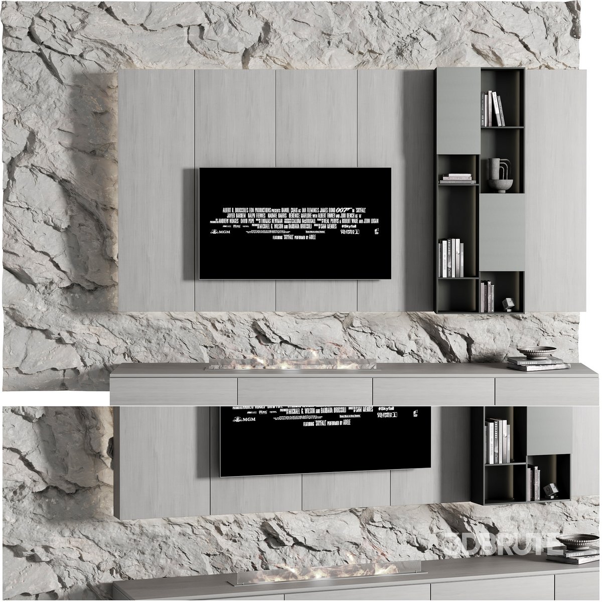 Tv Wall set R08 Image 1