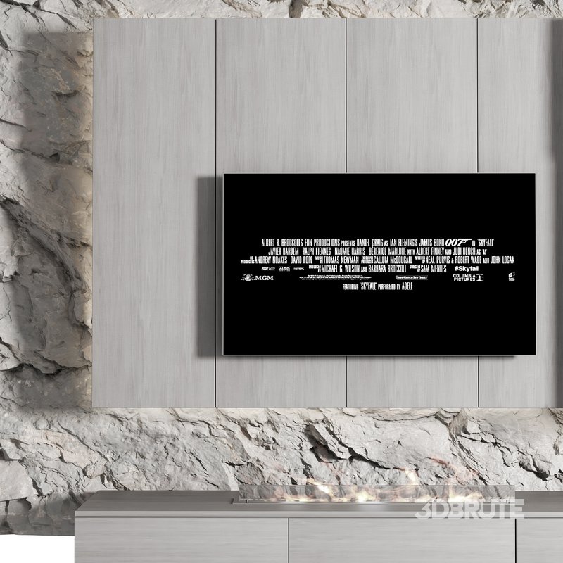 Tv Wall set R08 Image 2