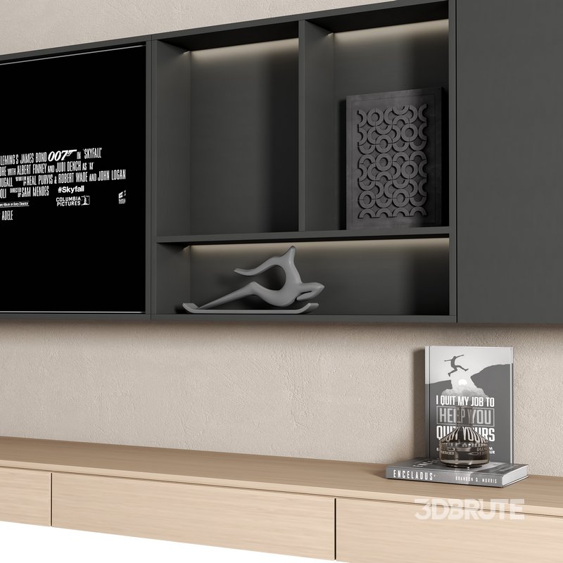 Tv Wall set R09 Image 5