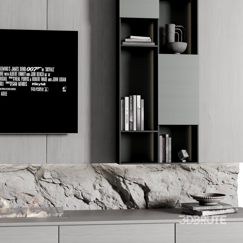 Tv Wall set R08 Image 3