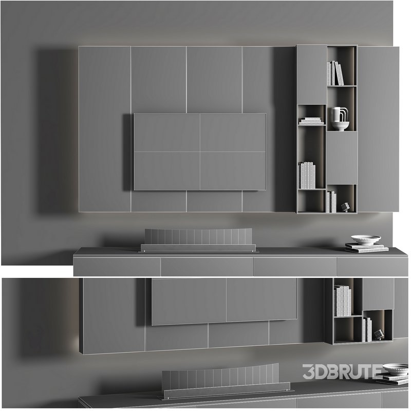 Tv Wall set R08 Image 4