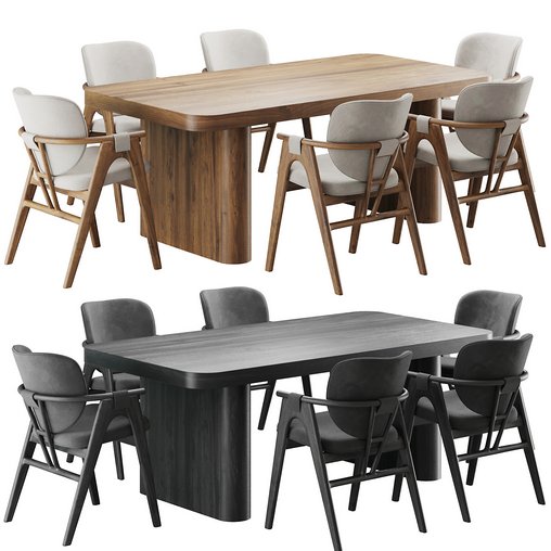 Dinning chair and table135