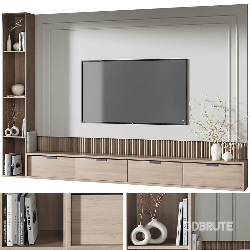 TV wall decor set16 Image 1