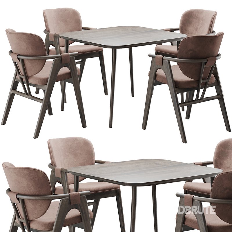 Dinning chair and table138 Image 2