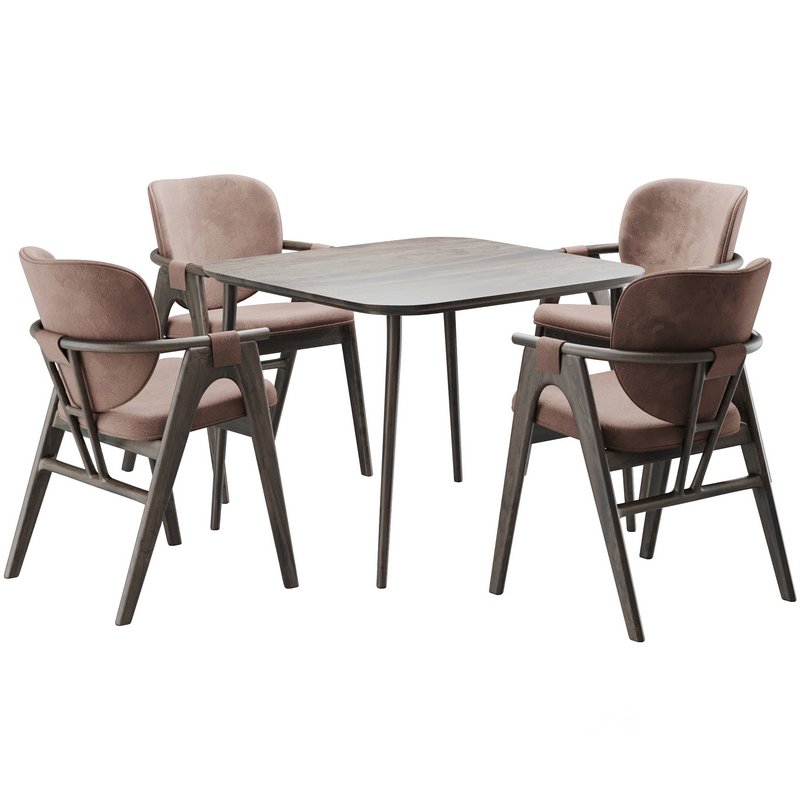 Dinning chair and table138 Image 1