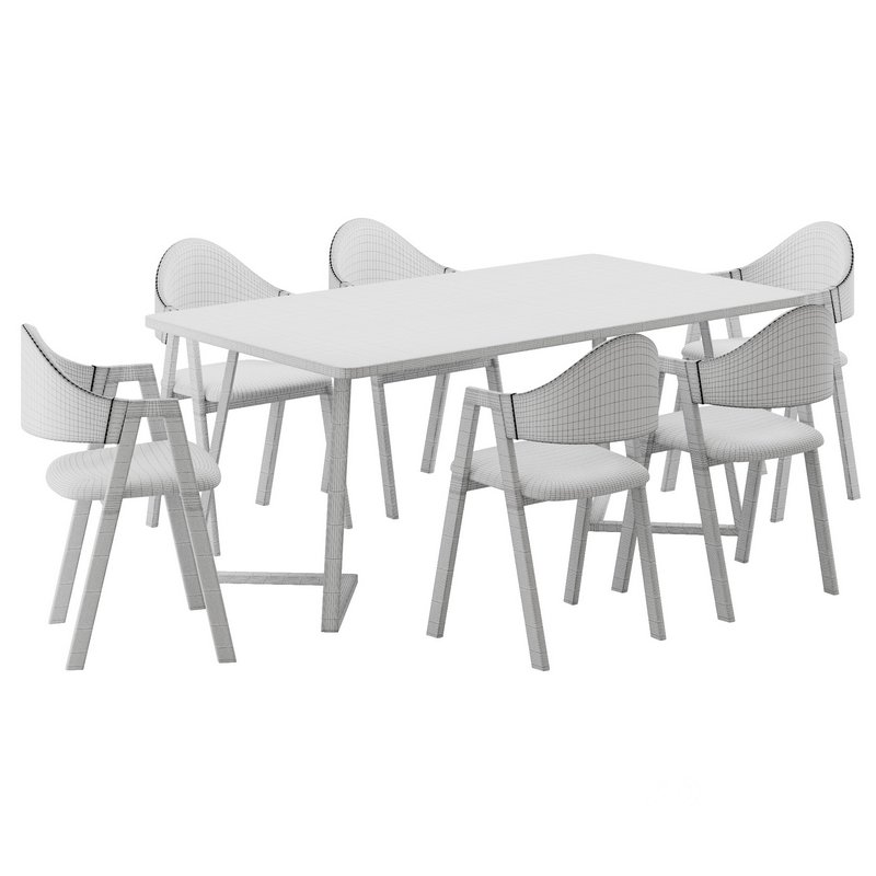 Dinning chair and table139 Image 8