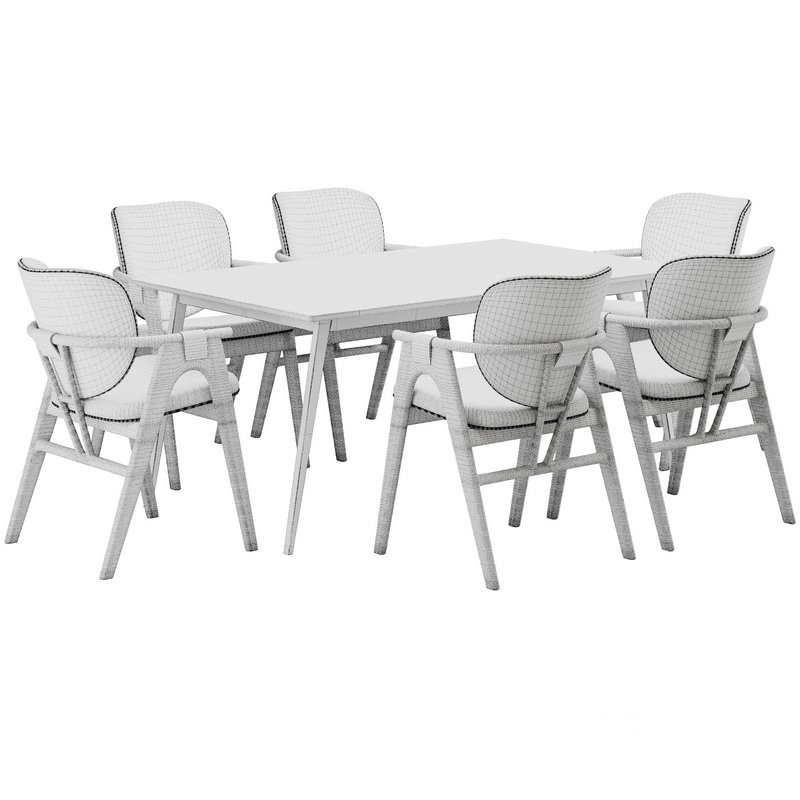 Dinning chair and table137 Image 6