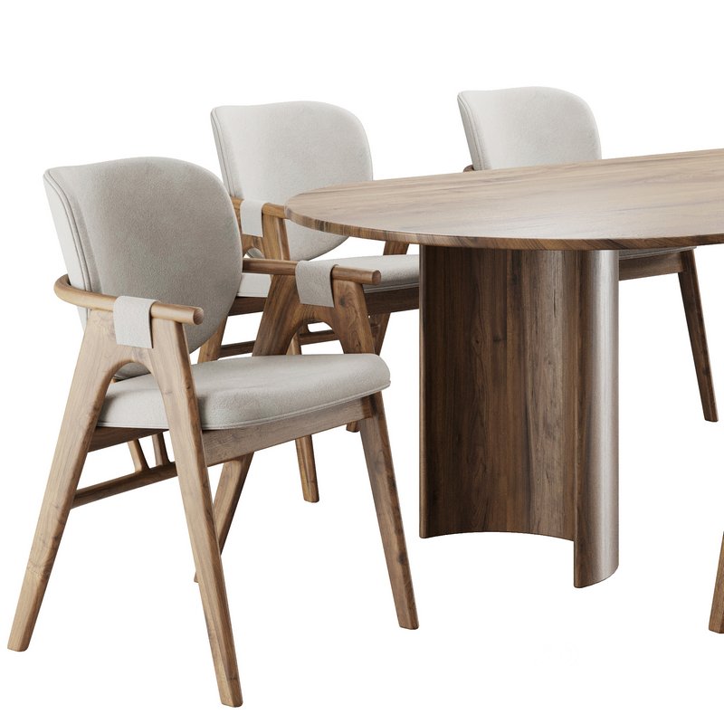 Dinning chair and table136 Image 6