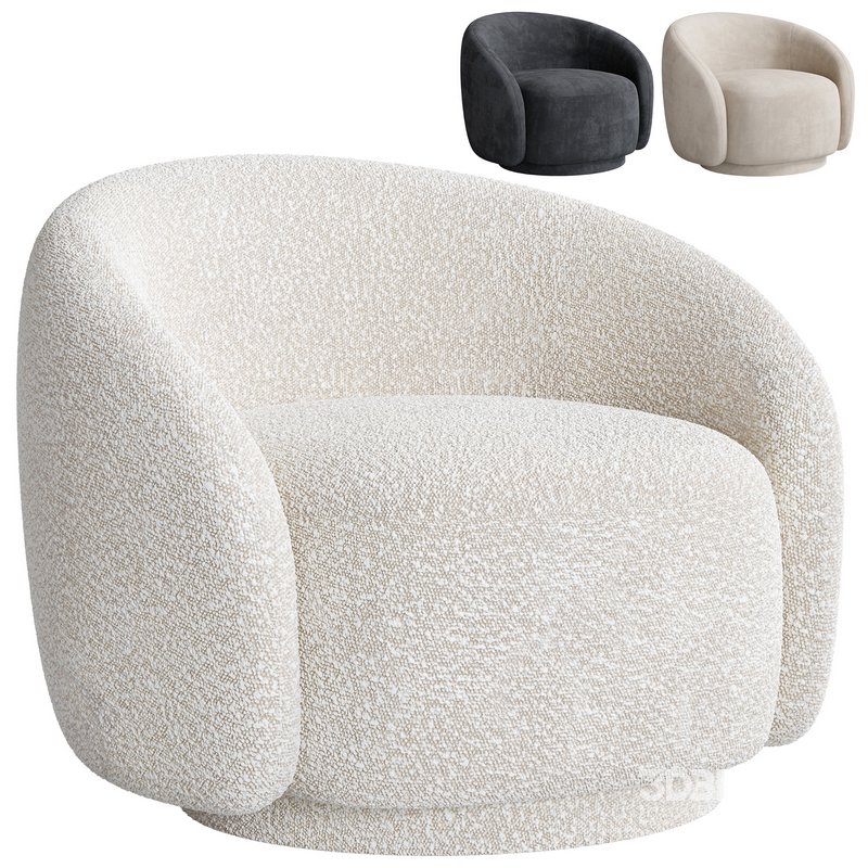 SWIVEL CHAIR BRICE by Eichholtz Image 2