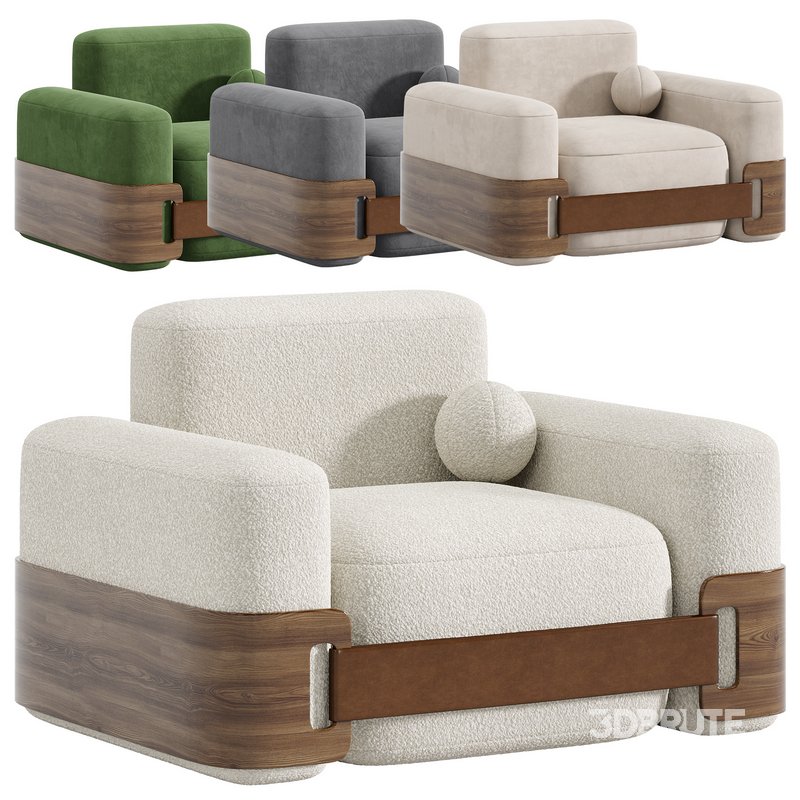 Comfortable Straps Armchair by Homecrux Image 2