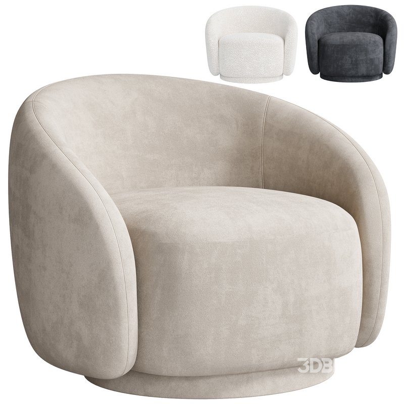 SWIVEL CHAIR BRICE by Eichholtz Image 3