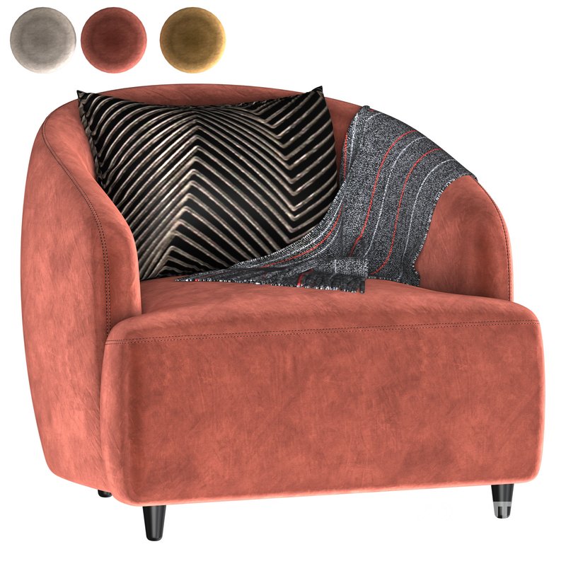 Fotel_koktajlowy_boucle_Elodie Image 1