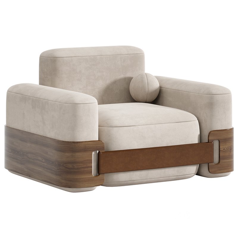 Comfortable Straps Armchair by Homecrux Image 3