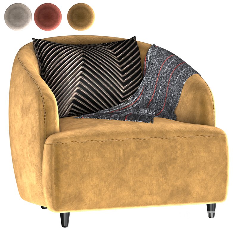 Fotel_koktajlowy_boucle_Elodie Image 2