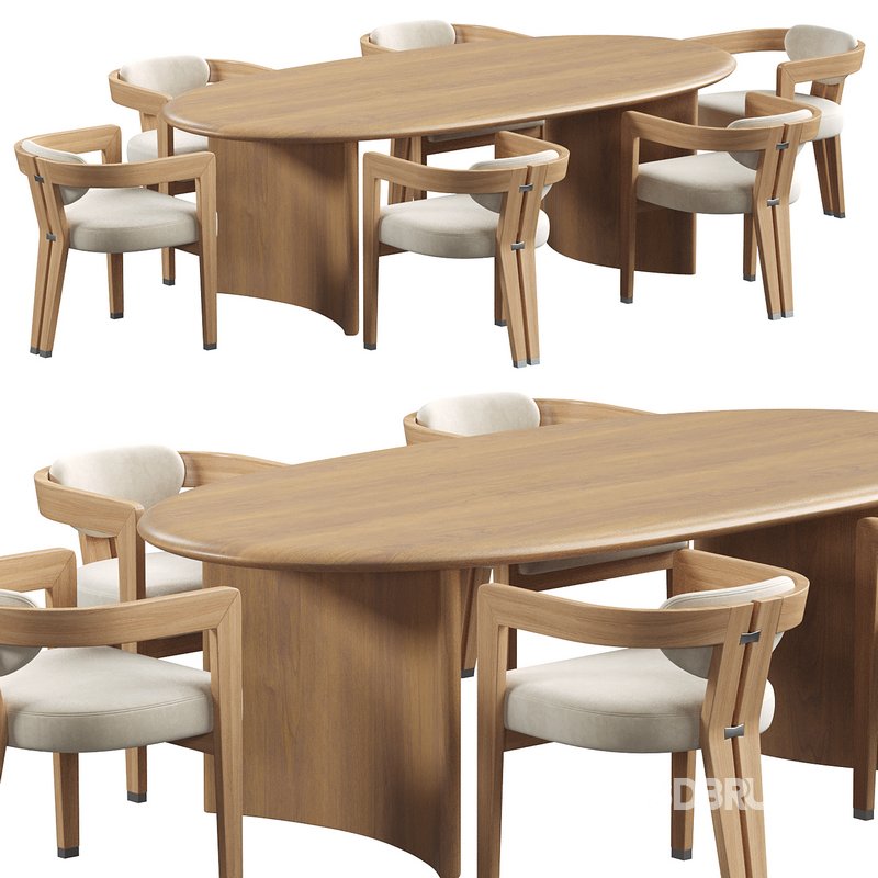 Carlyle chair & Monument Table Image 4