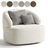 Upholstered Swivel Armchair - Thumbnail 3