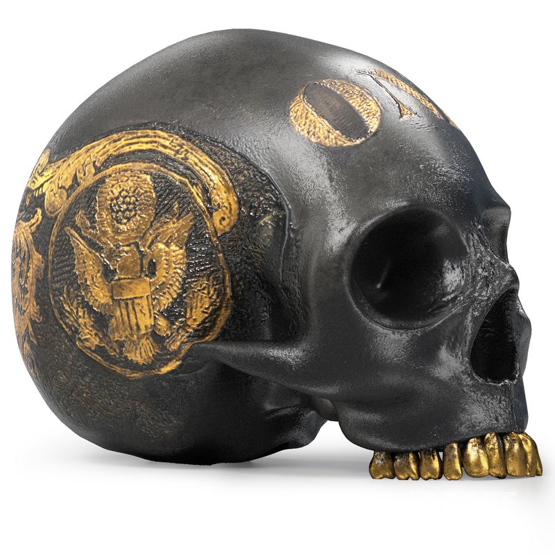 black skull head Image 1