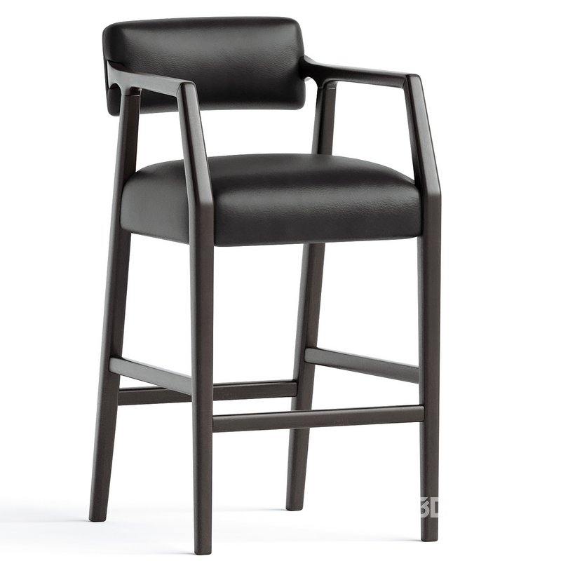 Belden Leather Barstool Image 1