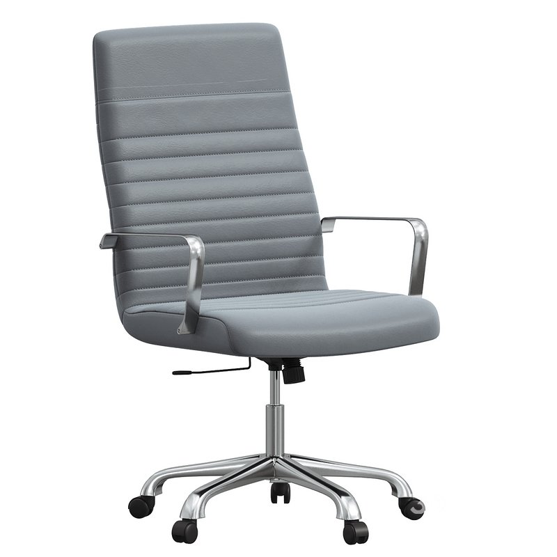 Finesse Mid Back Office Chair Gray Image 1