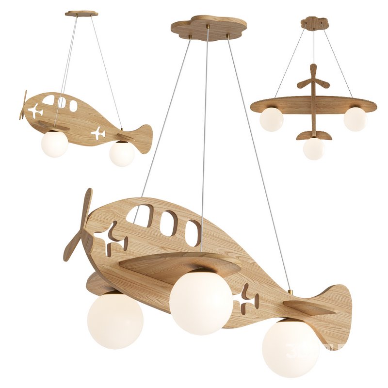 Airplane Pendant Lamp by Vakkerlight Image 1