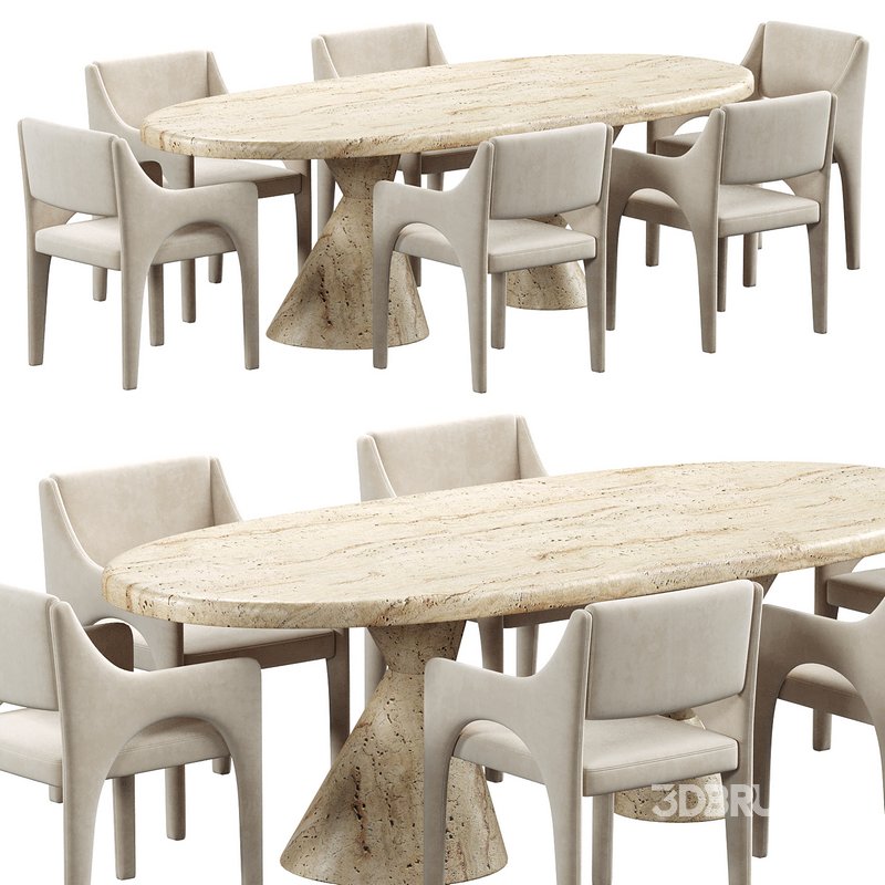 Godard Chair & Dali Table Image 1