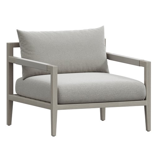 Sherwood Outdoor Chair, Washed Brown
