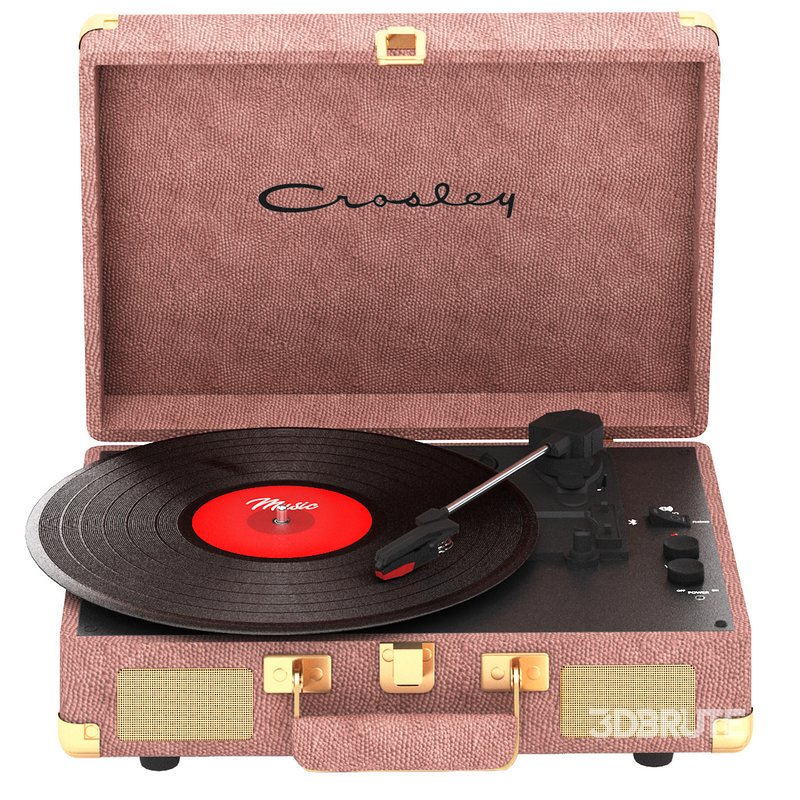 crosley cruiser deluxe record player Image 1