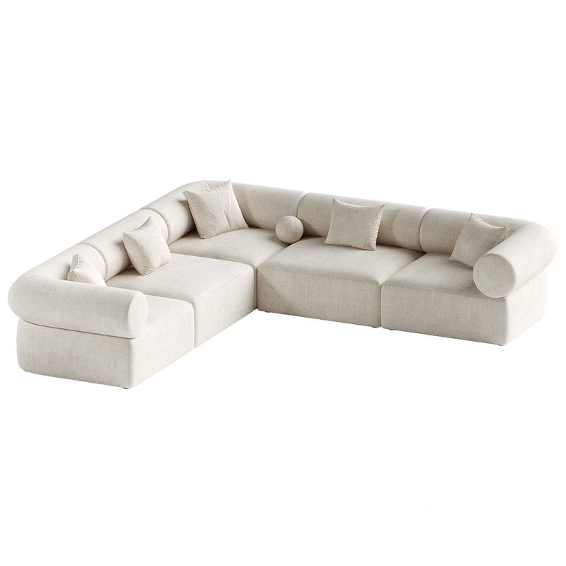 Zia 5PC Corner Sectional Sofa Image 3