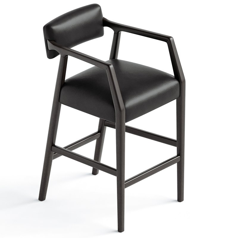 Belden Leather Barstool Image 2