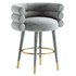 Betty Velvet Counter Stool - Thumbnail 2