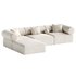 Zia 4PC Modular Reversible Chaise Sectional Sofa - Thumbnail 5