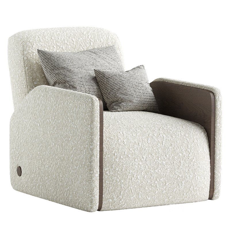 Oscar Armchair Black Tinted Oak Image 3