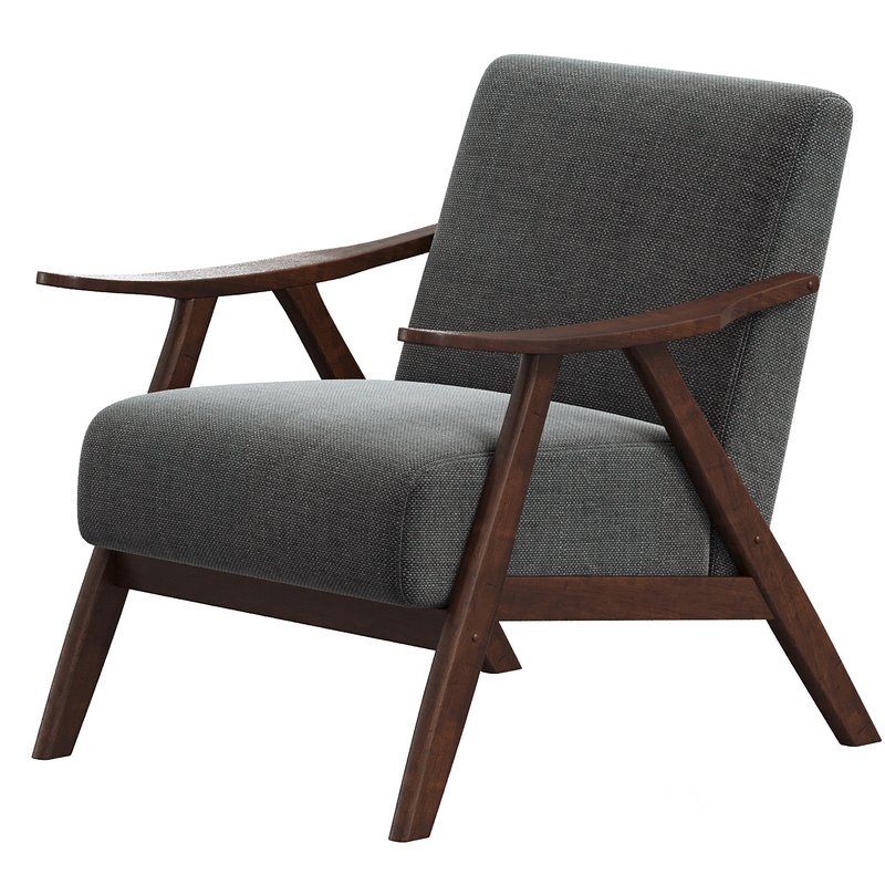 Verona Accent Chair, Gray Image 1