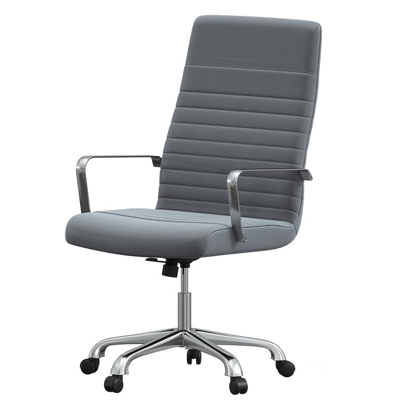 Finesse Mid Back Office Chair Gray Image 2