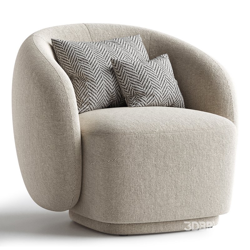 Fauteuil Aimee teddy white Image 2