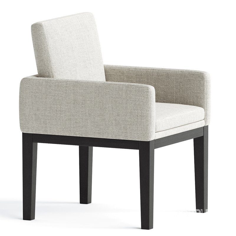 Jake Upholstered Dining Armchair Image 1